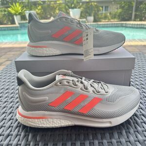 Adidas Supernova M Grey Turbo Men's Athletic Shoes GX2961 Size 10